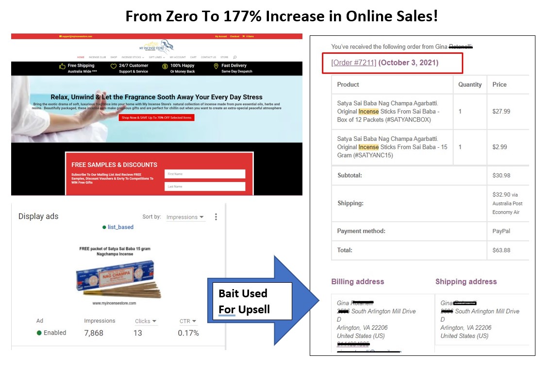 Case study lead generation for an online e-comm store 